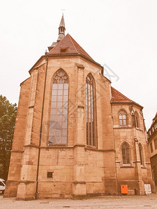斯图加特Stiftskirche教堂Stiftskirche教堂位于德国斯图加特Schillerplatz图片