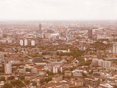 英国伦敦市的空中观光景象图片