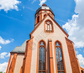 Stephan教堂主史提夫汉人发报告高动态范围圣史提夫汉教堂德国马因茨图片