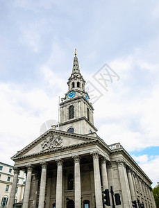 圣马丁教堂伦敦人类发展报告联合王国伦敦Trafalgar广场图片