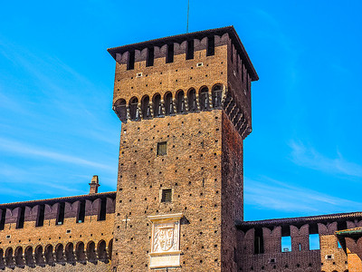 CastelloSforzescoMilan人类发展报告高动态范围人类发展报告意指大利米兰的Sforza城堡图片