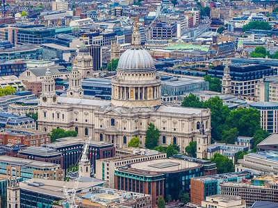 伦敦人类发展报告的空中观察人类发展报告在联合王国伦敦圣保罗大教堂的空中观察图片