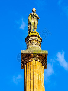 斯考特纪念碑格拉斯哥人文发展高动态范围人文发展华特史考爵士在格拉斯哥乔治广场的专栏图片