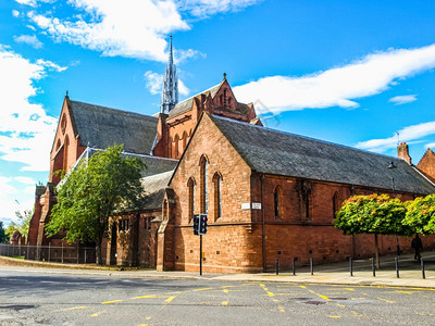 Glasgow教堂建筑的Barony教区图片