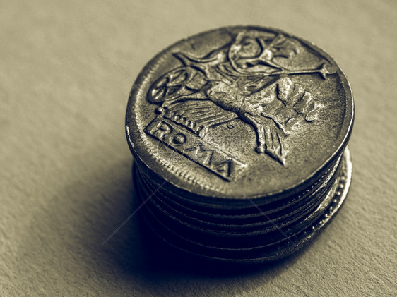 古罗马硬币看起来像是一堆古罗马硬币图片