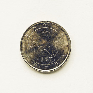 爱沙尼亚的欧洲货币爱沙尼亚的10硬币图片