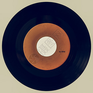 维新旧的看唱片与世隔绝维新旧的看唱片仿制音乐录介质45rpm单橙色标签与白隔绝图片