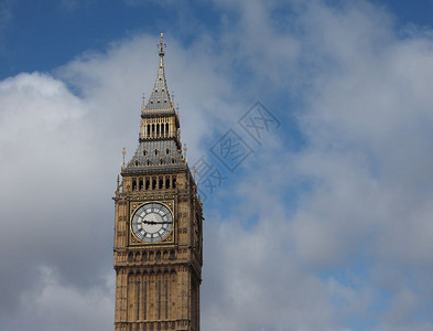 大本在伦敦的大本在的国会大厦图片