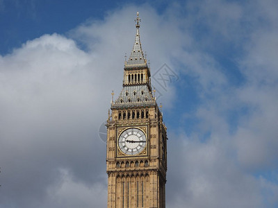 大本在伦敦的大本在的国会大厦图片