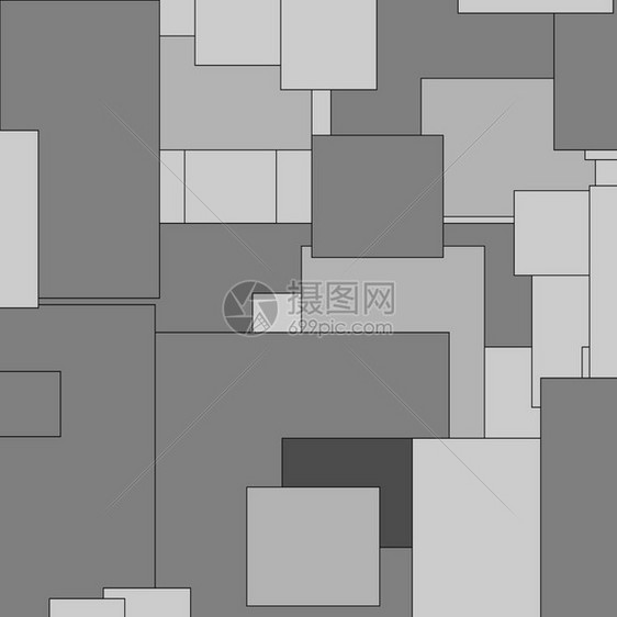 抽象灰色随机背景灰阴影中的抽象随机矩形作为背景有用图片