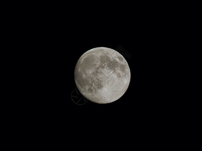 夜间满月用远程镜头看到满月没有使用美国航天局的图像图片