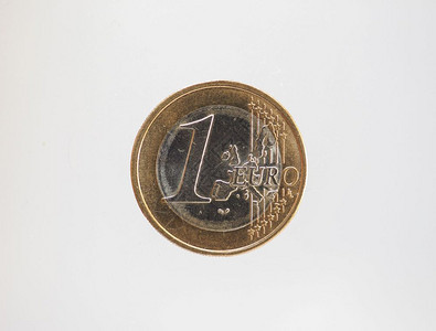 1欧元硬币洲联盟1元硬币洲联盟货图片