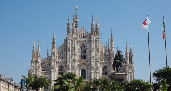 米兰DuomodiMilo意指米兰大教堂意大利米兰图片