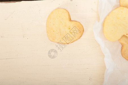 鲜烤心型短面包情人节日饼干纸质包装图片
