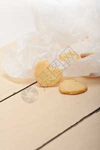鲜烤心型短面包情人节日饼干纸质包装图片