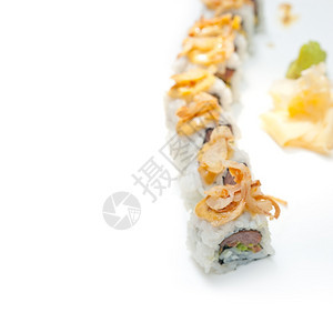 日本新制的寿司卷叫做麻木寿司图片