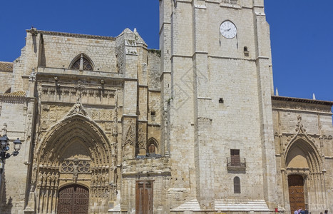 西班牙帕伦亚著名的大教堂班牙帕伦亚美丽的未知人帕伦西亚图片
