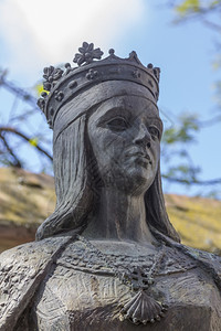 古西班牙女王的音雕塑图片