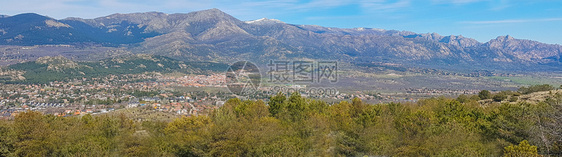 西班牙马德里瓜达拉山区全景图片