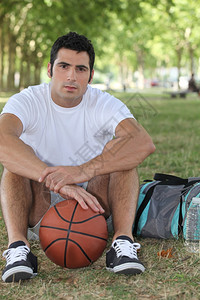 篮球运动员座图片