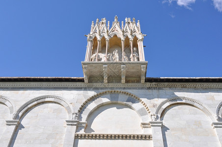 意大利托斯卡尼省纳比萨的圣阿卡坎波桑多古迹意指比萨的纪念碑图片
