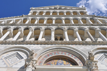 意大利托斯卡纳比萨大教堂圣玛丽背景图片