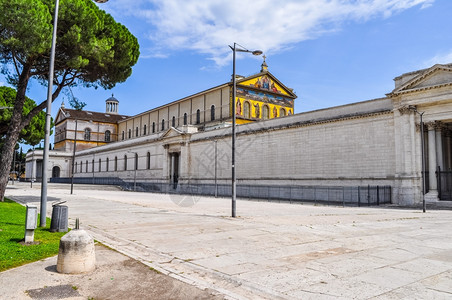 罗马圣保罗富奥里勒穆拉教堂高动态范围HDR圣保罗富奥里勒穆拉教堂图片