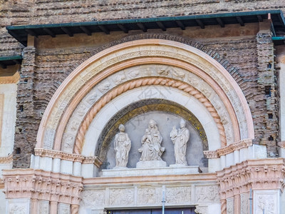 圣彼得罗尼奥博洛尼亚HDR意大利博洛尼亚埃米利亚罗马尼亚圣彼得罗尼奥高动态范围HDR教堂图片