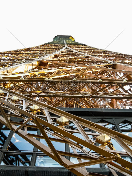 HDR巴黎埃菲尔铁塔之旅法国巴黎埃菲尔铁塔的高动态范围HDR细节图片