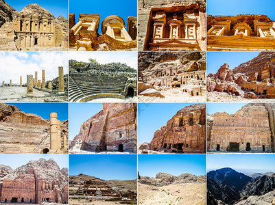 人类发展报告约旦Petra关于约旦Petra废墟的一套高动态光谱图集图片
