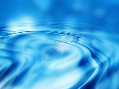 蓝色抽象背景带水波纹图片
