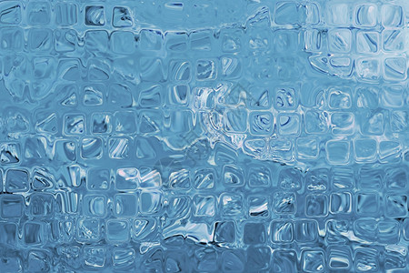 蓝色背景有抽象的冰形态图片