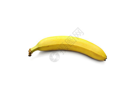 白色背景的黄香蕉图片