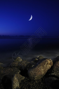 月与海黑岸克里米亚乌兰图片