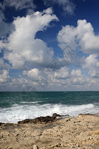 海岸石头的波浪波海岸石头图片