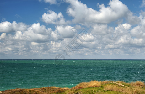 海洋和天空黑岸克里米亚乌兰图片