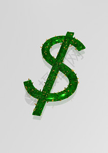 货币表示美元是一组小制成的图片