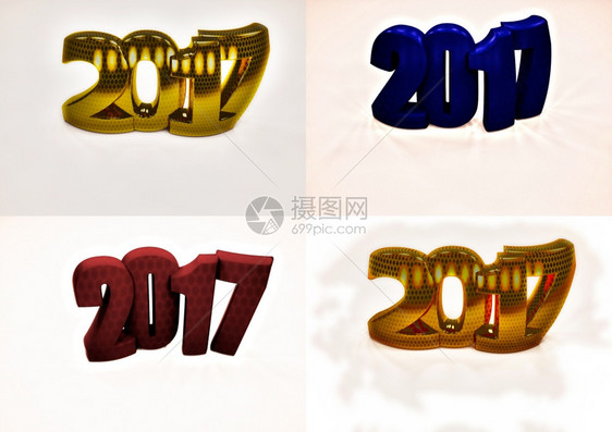 一组图片新的2017年背景3D转换一组图片新的2017年抽象背景转换图片