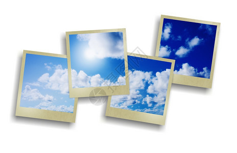 美丽的蓝色晴天空的云彩图像图片