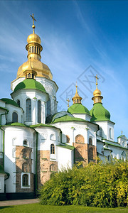 圣索菲亚大教堂httpenwikipediaorgwikiSaintSophiaCathedralinKiev教堂建筑视图乌克兰图片