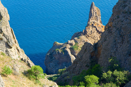 关于卡拉达格古老灭绝火山保留地克里米亚乌兰的观点图片