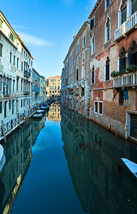 精美的夏季威尼斯运河风景意大利威尼斯图片