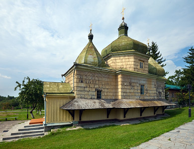 乌克兰旧历史木教堂XVII十八图片