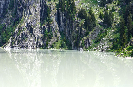 山地夏季景观瑞士阿尔卑斯山图片