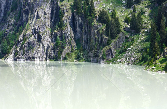 山地夏季景观瑞士阿尔卑斯山图片