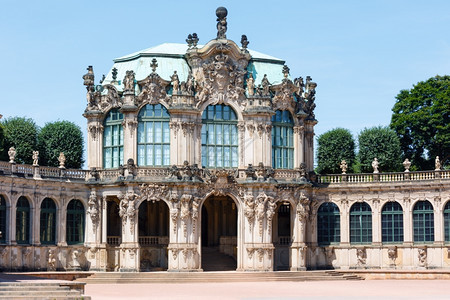德国累斯顿兹温杰宫今天是一个博物馆综合体170年建于28建筑师MatthausDanielPoppelmann图片