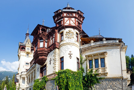 贝利城堡夏景罗马尼亚建于1873年至1914年图片