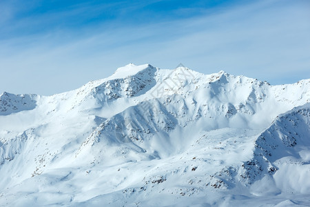 冬多洛米顿山地景观滑雪度假胜地奥贝古尔赫蒂罗奥地利图片