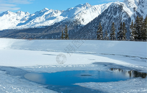 奥地利提罗兰山脉的Kappl滑雪区图片