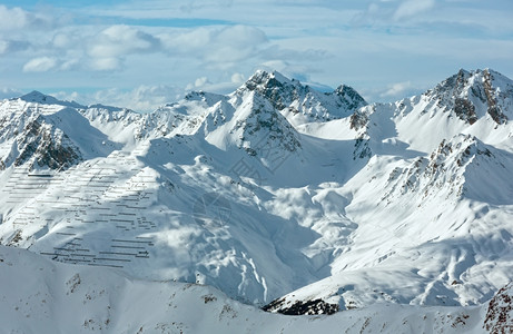 温特西尔维塔阿卑斯山风景滑雪胜地奥利提罗尔图片